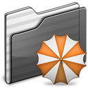 Backup Folder black icon